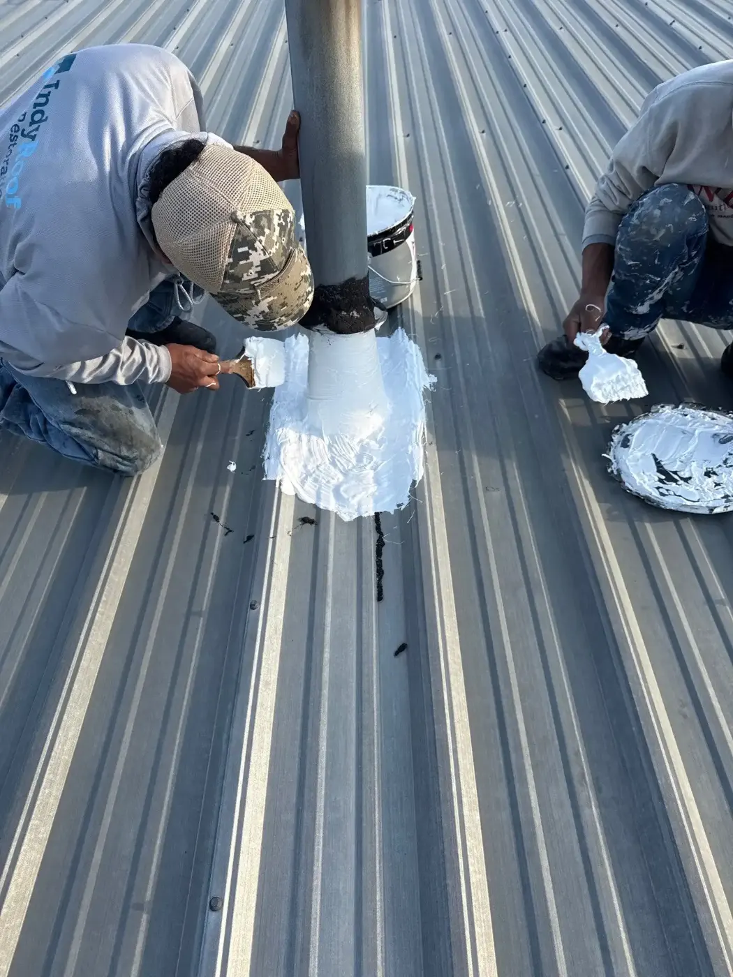 Commercial roofing by Dunkirk Commercial Roofing near Anderson, IN